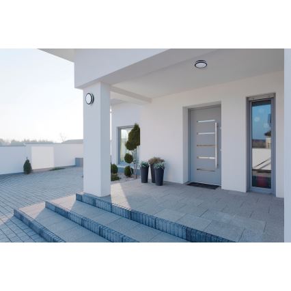 Plafoniera LED da esterno BENO LED/12/18W/230V 3000/3500/4000K IP65 antracite arrotondato