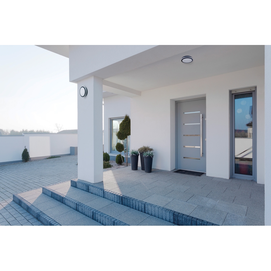 Plafoniera LED da esterno BENO LED/12/18W/230V 3000/3500/4000K IP65 antracite arrotondato