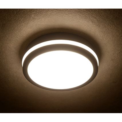 Plafoniera LED da esterno BENO LED/12/18W/230V 3000/3500/4000K IP65 antracite arrotondato