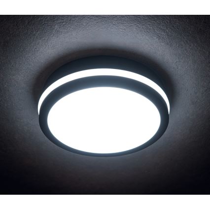 Plafoniera LED da esterno BENO LED/12/18W/230V 3000/3500/4000K IP65 antracite arrotondato