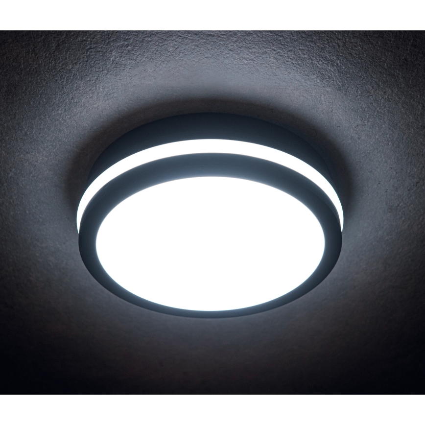 Plafoniera LED da esterno BENO LED/12/18W/230V 3000/3500/4000K IP65 antracite arrotondato