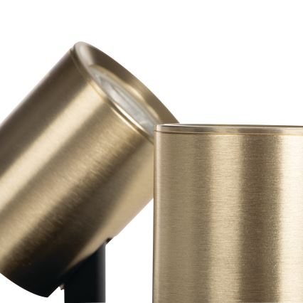 Faretto LAURIN 3xGU10/10W/230V ottone/nero