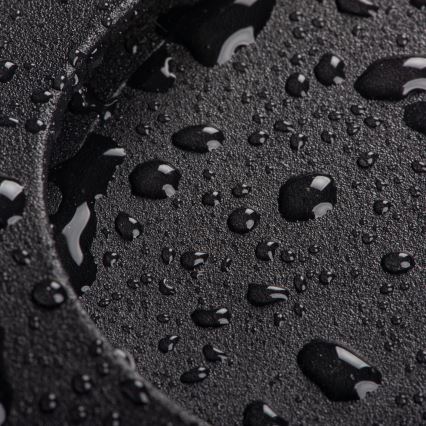 Lampada a LED per scale EXIN LED/2,5W/230V 3000K IP65 nera rotonda