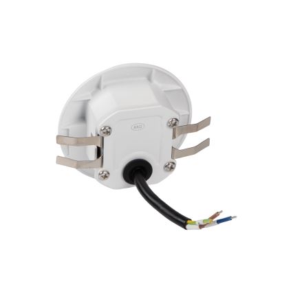 Lampada LED per scale rotonda bianca con sensore di movimento e crepuscolare EXIN LED/2,5W/230V 4000K IP65