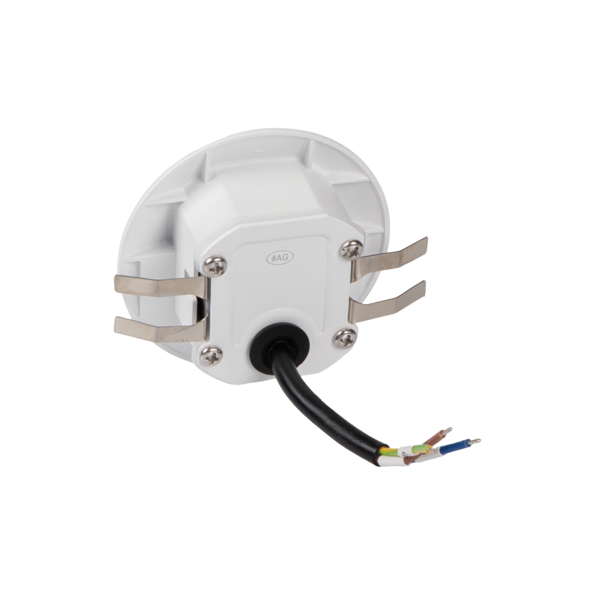 Lampada LED per scale rotonda bianca con sensore di movimento e crepuscolare EXIN LED/2,5W/230V 4000K IP65
