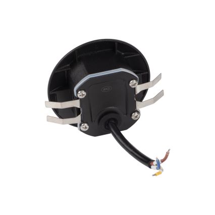Lampada per scale LED con sensore di movimento e di crepuscolo EXIN LED/2,5W/230V 4000K IP65 nera rotonda