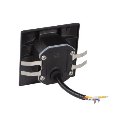 Lampada a LED per scale con sensore di movimento e crepuscolare EXIN LED/2,5W/230V 4000K IP65 nera squadrata