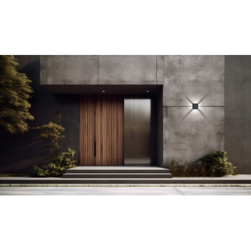 Applique da esterno LED REFAZI LED/6W/230V IP54 antracite