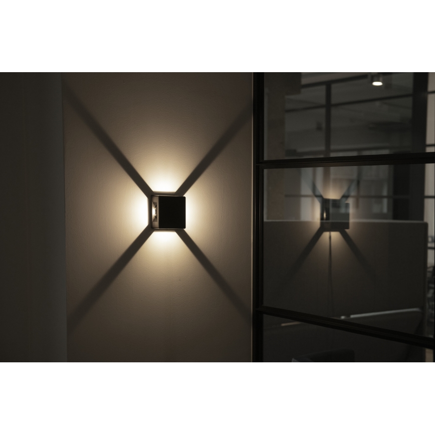 Applique da esterno LED REFAZI LED/6W/230V IP54 antracite