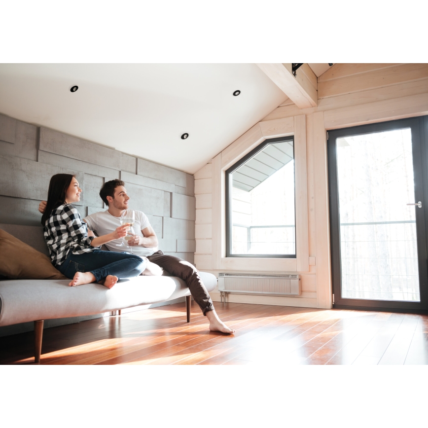 Faretto da incasso LED FIZU/4W/230V 3000/4000/6500K nero