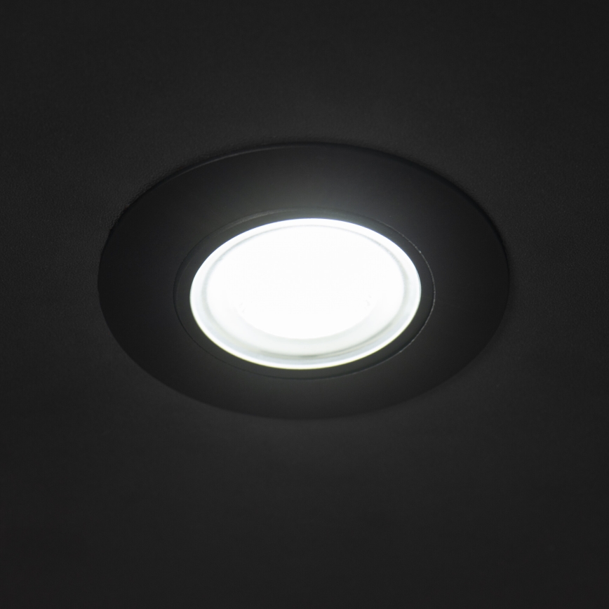 Faretto da incasso LED FIZU/4W/230V 3000/4000/6500K nero