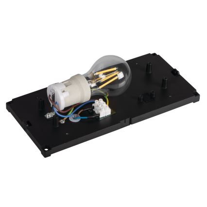 Applique da esterno LERTO 1xE27/15W/230V IP54, nero