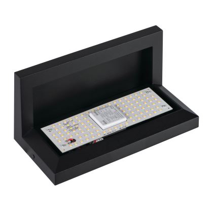 Applique da esterno LED LERTO LED/12W/230V IP54 nera