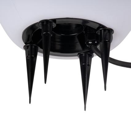 Lampada da esterno STONO 1xE27/20W/230V Ø 30 cm IP65 bianca