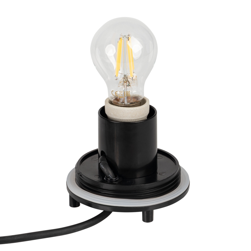 Lampada da esterno STONO 1xE27/20W/230V Ø 30 cm IP65 bianca