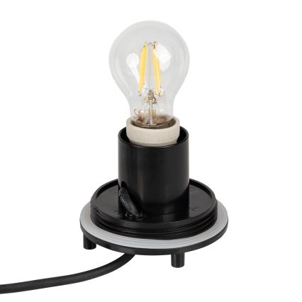 Lampada da esterno STONO 1x E27/20 W/230 V Ø 40 cm IP65 bianca