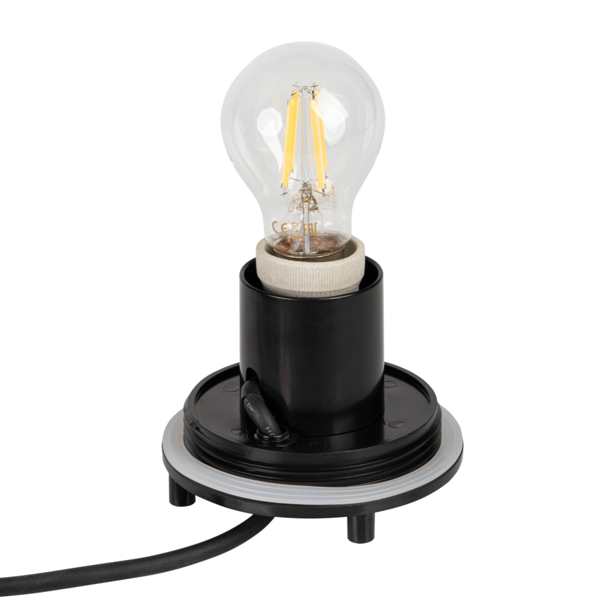 Lampada da esterno STONO 1x E27/20 W/230 V Ø 40 cm IP65 bianca