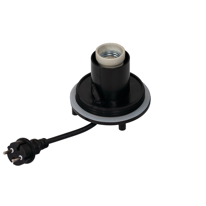 Lampada da esterno STONO 1x E27/20 W/230 V Ø 40 cm IP65 bianca