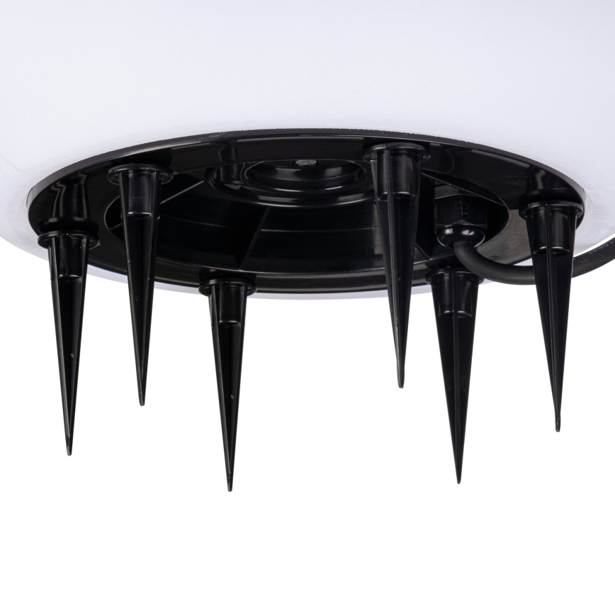 Lampada da esterno STONO 1xE27/20W/230V, Ø 50 cm, IP65, bianca
