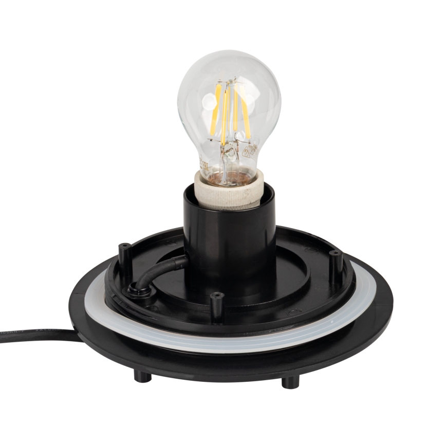 Lampada da esterno STONO 1xE27/20W/230V, Ø 50 cm, IP65, bianca