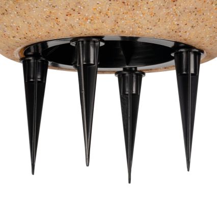 Lampada da esterno STONO 1xE27/15W/230V Ø 20 cm IP65 beige