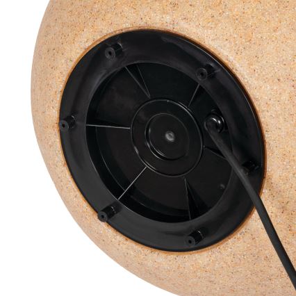 Lampada da esterno STONO 1xE27/20W/230V Ø 30 cm IP65 beige