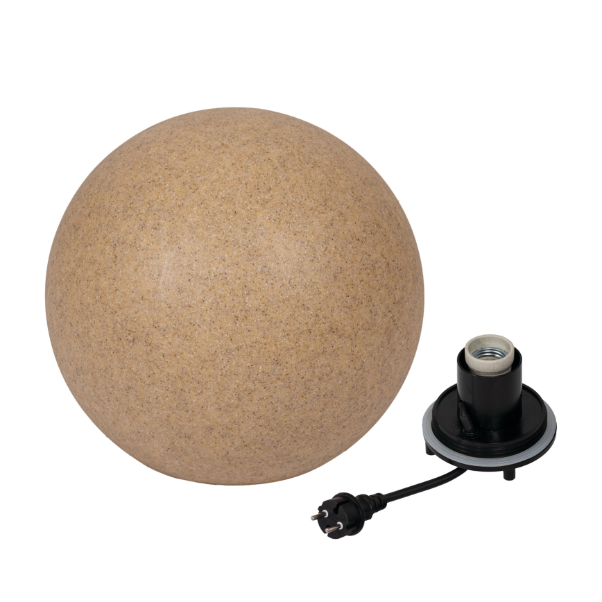 Lampada da esterno STONO 1xE27/20W/230V Ø 50 cm IP65 beige