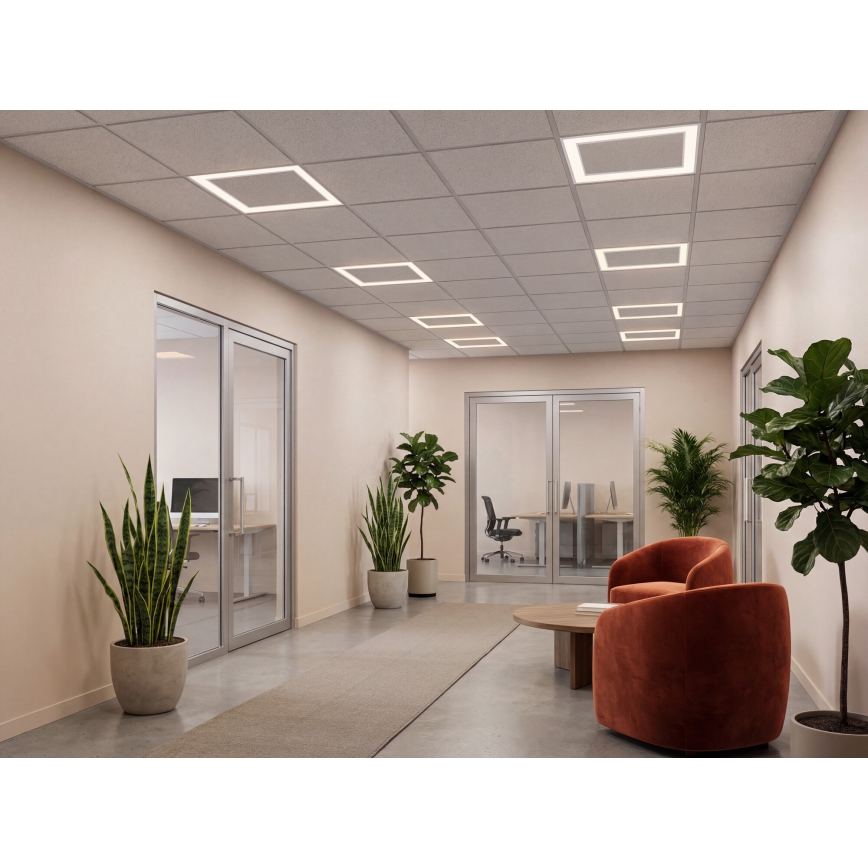 Telaio LED per controsoffitto AVAR LED/32W/230V 3000/4000/6000K 60x60 cm UGR19