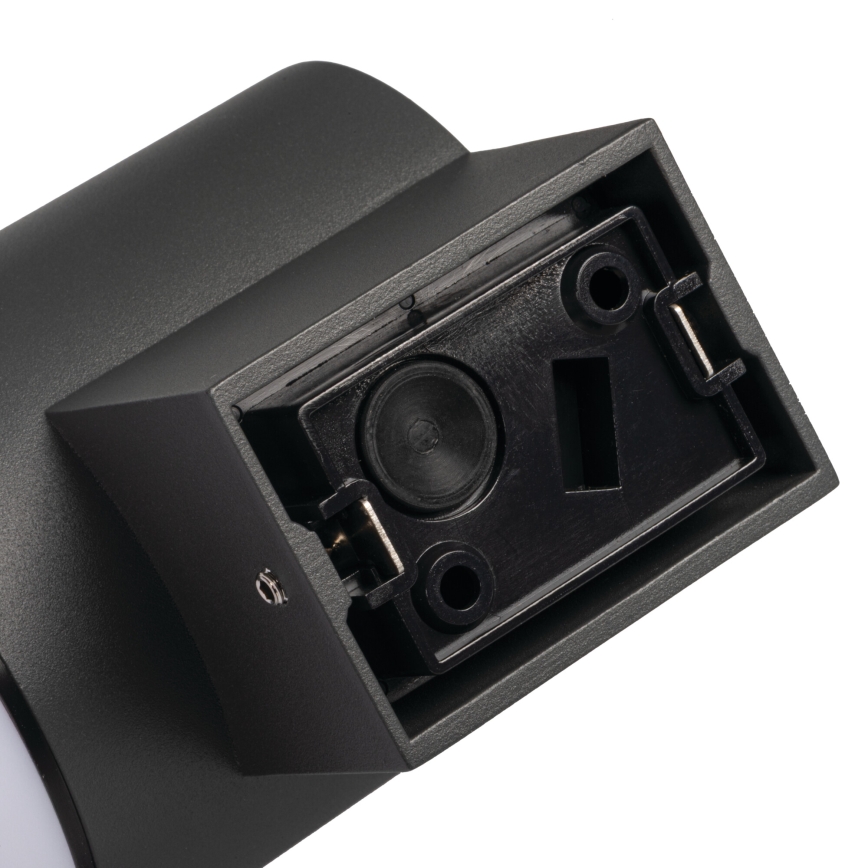 Lampada da parete per esterni STONO con sensore di movimento e crepuscolare 1xE27/15W/230V IP65 antracite