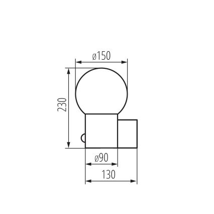 Lampada da parete per esterni STONO con sensore di movimento e crepuscolare 1xE27/15W/230V IP65 antracite