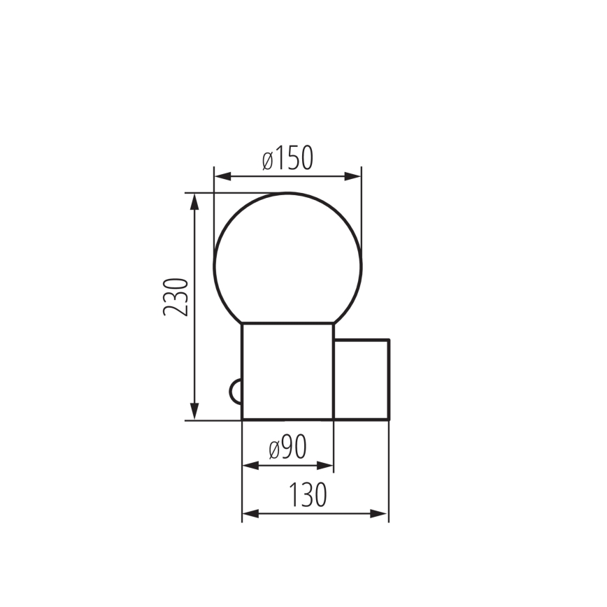 Lampada da parete per esterni STONO con sensore di movimento e crepuscolare 1xE27/15W/230V IP65 antracite