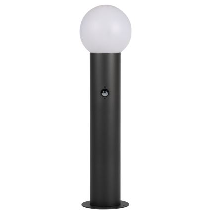 Lampada da esterno con sensore di movimento e crepuscolare STONO 1xE27/15W/230V 80 cm IP65 antracite