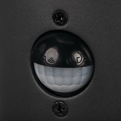 Lampada da esterno con sensore di movimento e crepuscolare STONO 1xE27/15W/230V 80 cm IP65 antracite