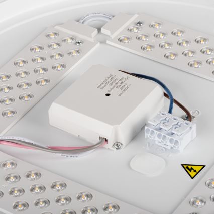 Plafoniera LED dimmerabile LIXAN LED/47W/230V 3000-6500K Ø 38,6 cm bianco/nero + telecomando