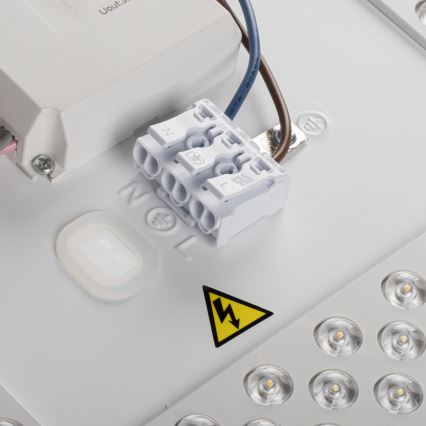 Plafoniera dimmerabile a LED LIXAN LED/65W/230V 3000-6500K Ø 48,6 cm bianco/argento + telecomando