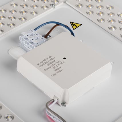 Plafoniera LED dimmerabile LIXAN LED/65W/230V 3000-6500K Ø 48,6 cm bianco/nero + telecomando