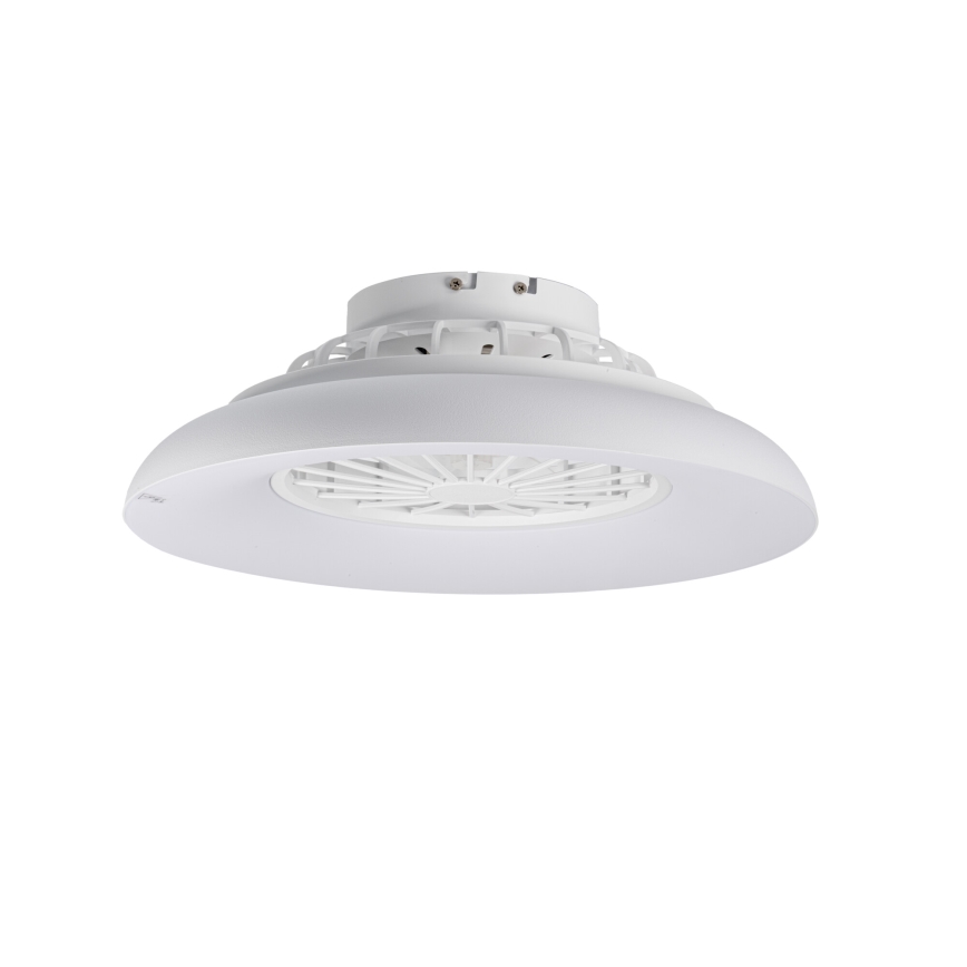 Plafoniera dimmerabile LED RGBW con ventilatore PLAVE PAN, LED/24W/230V, 3000–6500K, Ø 48,5 cm, bianco + telecomando