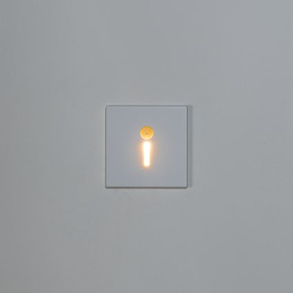 Lampada a LED per scale con sensore di movimento e sensore crepuscolare MAGNIK LED/1,7W/230V 2700/3300/3900/4600/5700K bianca quadrata