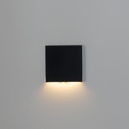 Lampada per scale MAGNIK LED/1,7W/230V 2700/3300/3900/4600/5700K nera squadrata