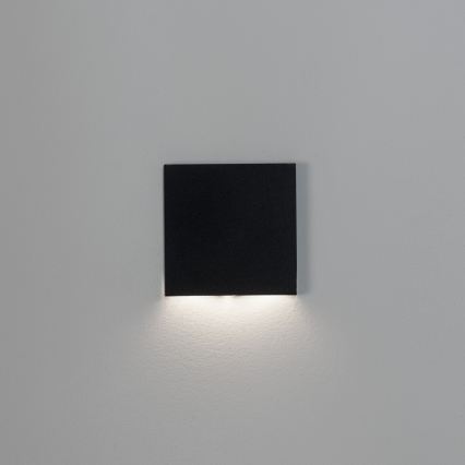Lampada per scale MAGNIK LED/1,7W/230V 2700/3300/3900/4600/5700K nera squadrata