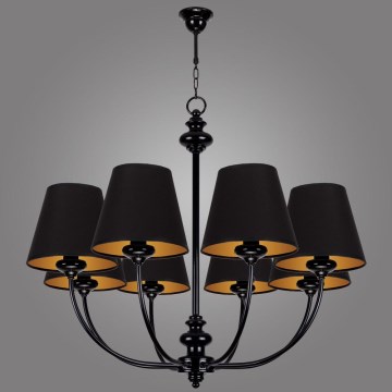 Kemar LR/8/BM - Lampadario a sospensione con catena LABRADO 8xE14/60W/230V