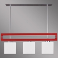 Kemar SG/3/R/K - Lampada a sospensione SANGA 3xE14/60W/230V