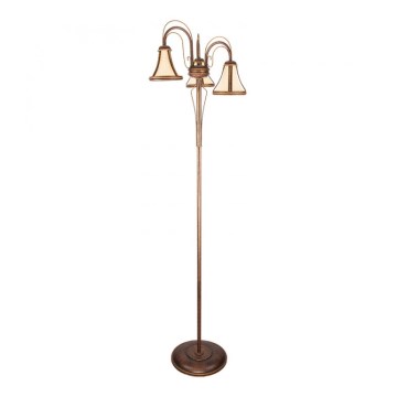 Kemar T/LS/3 - Lampada con piedistallo TANAJA 3xE14/60W/230V rosso