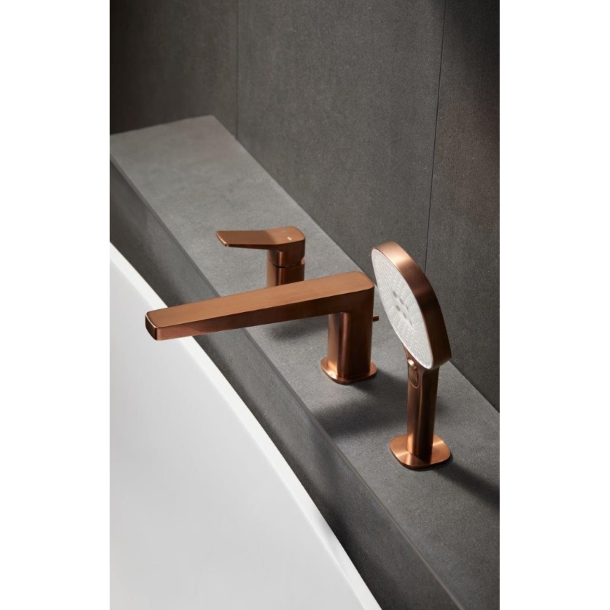 KFA Armatura 4525-210-34 - Miscelatore per vasca a 3 fori MALAGA oro rosa