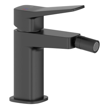 KFA Armatura 4527-015-81 - Miscelatore per bidet + piletta di scarico MALAGA nero