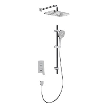KFA Armatura 4529-301-00 - Set doccia con miscelatore da incasso MALAGA, cromo lucido