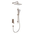KFA Armatura 4529-301-34 - Set doccia con miscelatore da incasso MALAGA in oro rosa