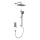 KFA Armatura 4529-301-61 - Set doccia con miscelatore da incasso MALAGA grigio metallizzato