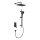 KFA Armatura 4529-301-81 - Kit doccia con miscelatore da incasso MALAGA nero