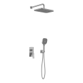 KFA Armatura 4529-501-61 - Set doccia con miscelatore da incasso MALAGA grigio metallico